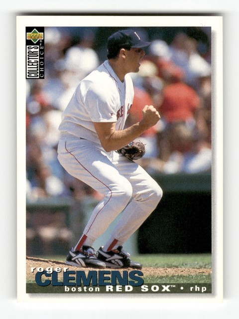 1995 Collector's Choice ROGER CLEMENS #410 Red Sox