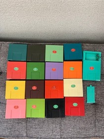 Super Cassette Vision Body Game Cartridge Set 17 Pieces Sold as-is / For parts