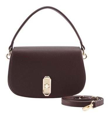 SEIDENFELT MANUFAKTUR Eiby Shoulderbag Umhängetasche Tasche Dark Chocolate Neu