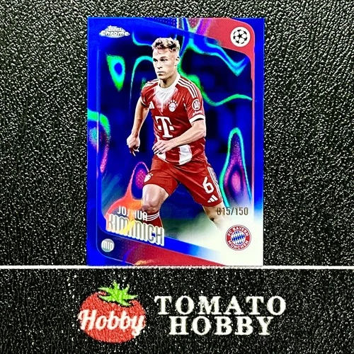 JOSHUA KIMMICH /150 BLUE LAVA REFRACTOR TOPPS CHROME UEFA 2025-26 BAYERN