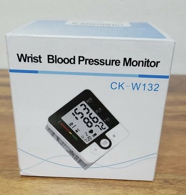 Wrist Blood Pressure Monitor CK-W132 LCD Digital Display.NEW