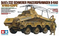 "Modell Gepanzert Sd.Kfz.232 Schwere PanzerspäHwagen 8-Rad \" Afrika-Korps“ Tamiya"