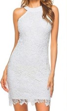 Lamilus Lace White Dress- Large