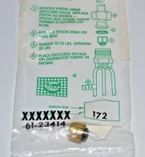 Armstrong Lennox Danfoss HVAC Piston Orifice Kit .172 Orfice Chatleff 6123414172