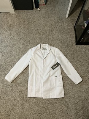 NWT Gray s Anatomy Barco Men s White Coat 3 Button GRC962 