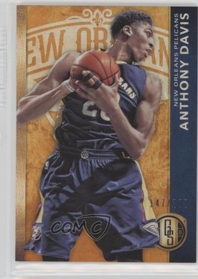 2015-16 Panini Gold Standard 147/299 Anthony Davis (Blue Uniform) #35 4v2