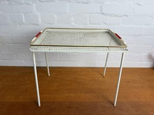Beistelltisch Matégot Tablett Lochblech Wiener Werkstätten Bieffeplast Vintage
