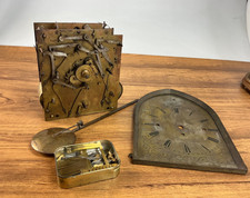 Viner London Triple Fusee Musical Bracket Clock Part Movement Spares Or Repairs