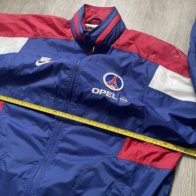 Vintage 90s Paris Saint-Germain PSG Football Jacket Soccer Nike