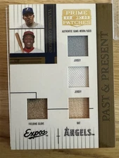 2005 Donruss Prime Patches Vladimir Guerrero Authentic /100 HOF Game Worn