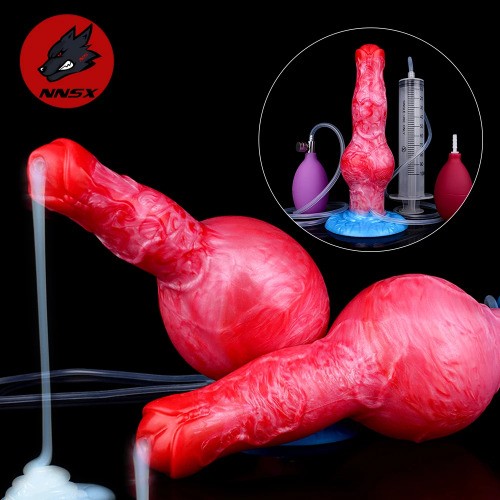 -Aufblasbare-Ejakulation-Dildo-Masturbation-Vaginale-Stimulation-Spritzen-Penis