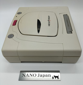 Sega Saturn Console HST-3220 White Model System Controller Tested Japan NTSC-J