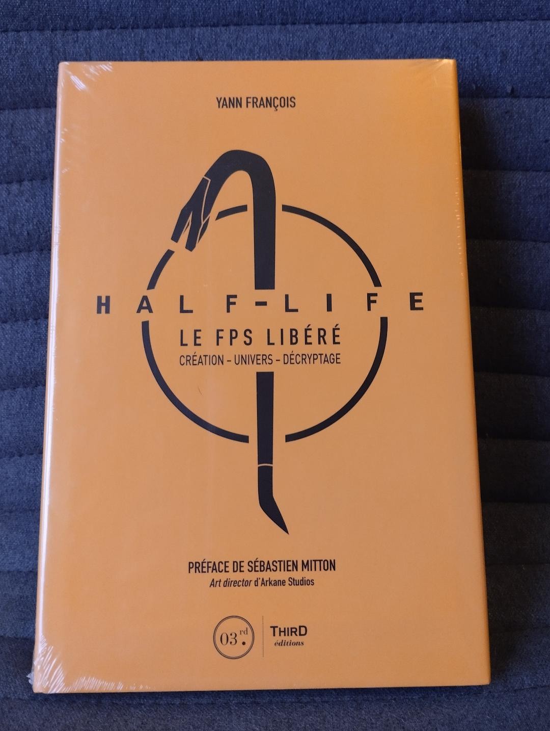 Half-Life premier tirage collector nostalgie des années PC grand boîtier orange nostalgique