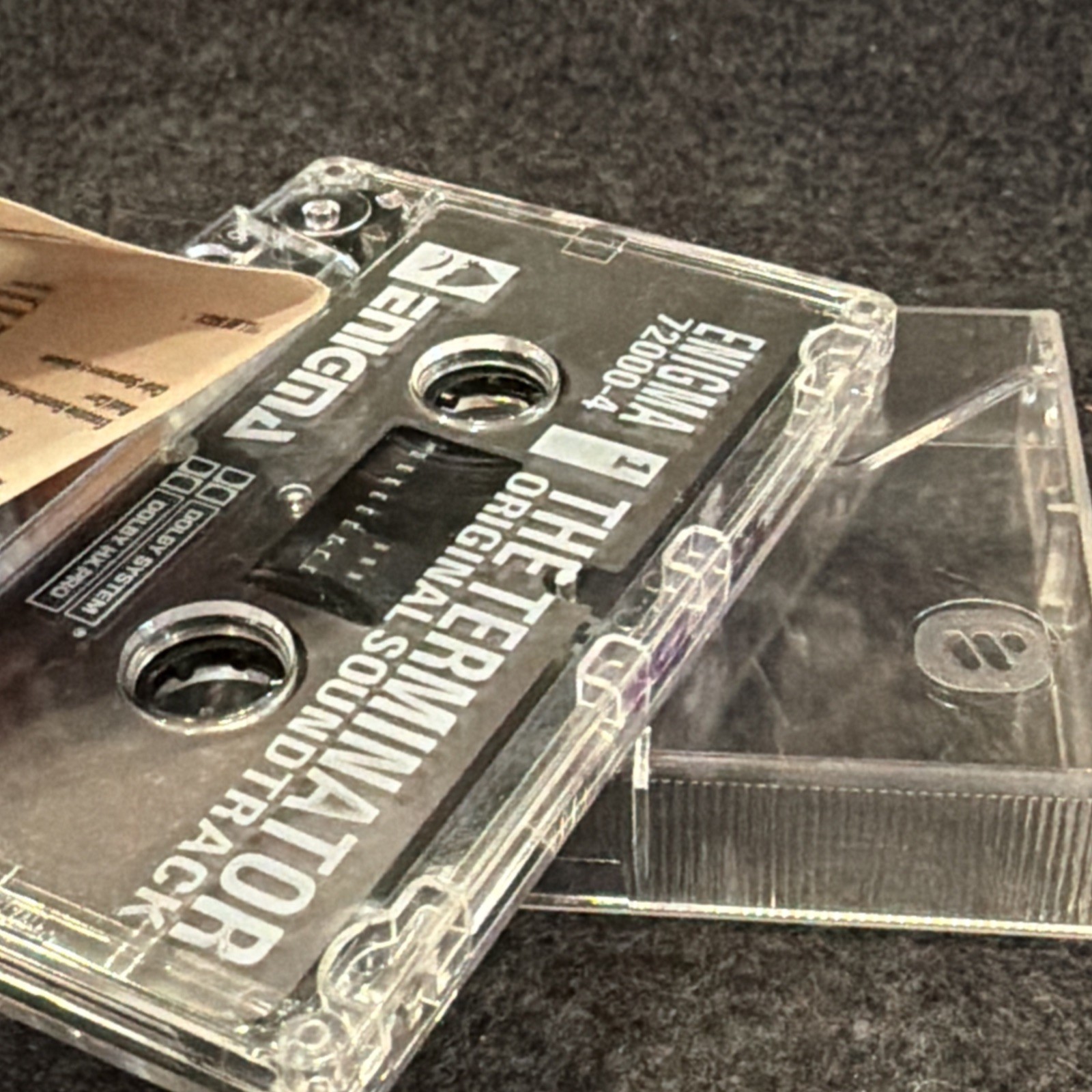 the terminator Original Soundtrack Cassette Tape Enigma 72000-4 Used