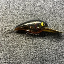 Cotton Cordell Deep Big-O 4600 Vintage Crankbait 1/2oz Life Like Gold Bass 4698