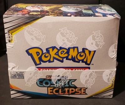 POKEMON S&M COSMIC ECLIPSE THEME DECK DISPLAY CASE SEALED KYOGRE GROUDON