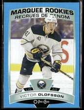 2019-20 O-Pee-Chee #520 Victor Olofsson Buffalo Sabres Blue Border Hockey Card