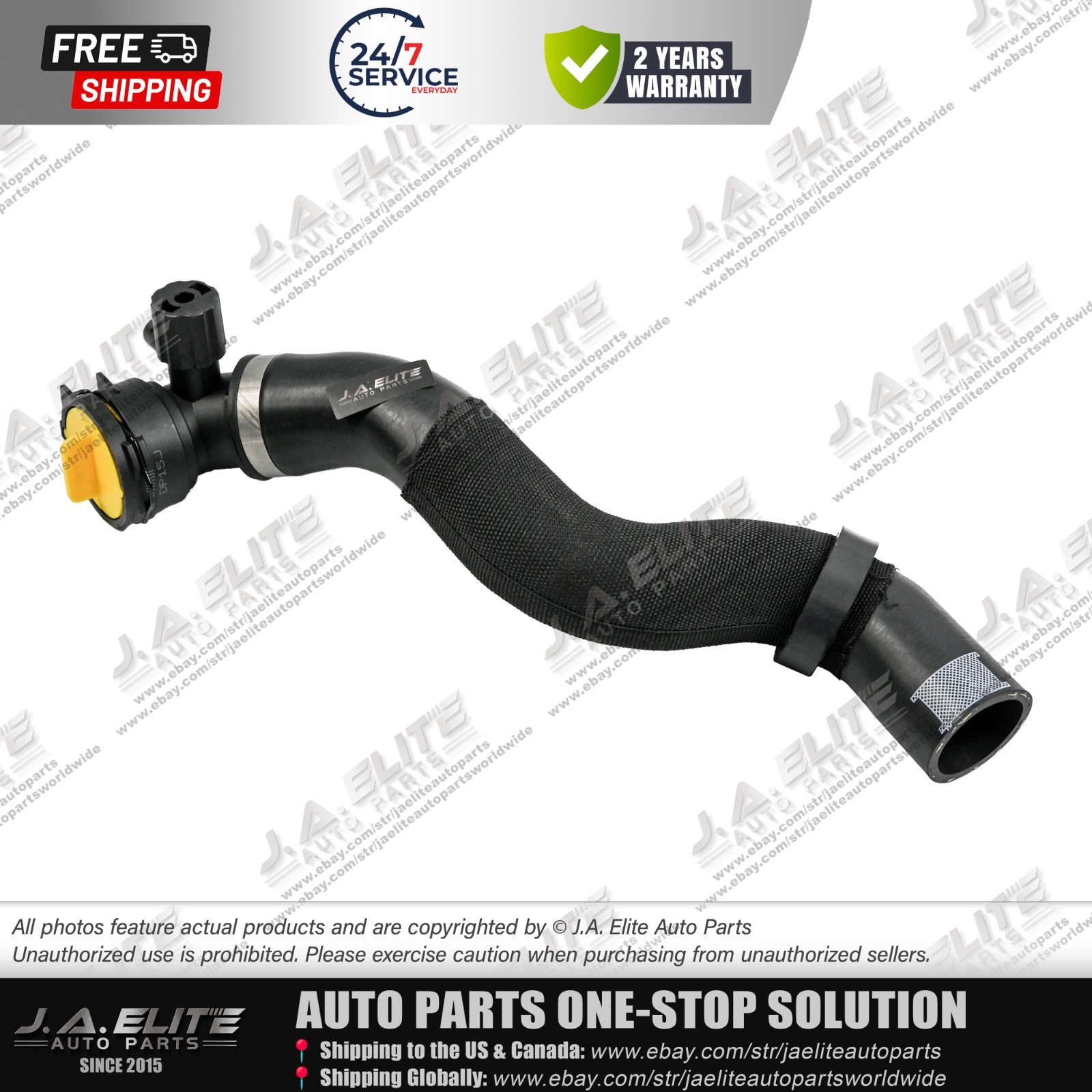 Bentley Continental Flying Spur 2004 Lower Coolant hose P/N 3W0122101C