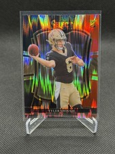 2025 Select - Premier Level Tyler Shough #141 Black & Red Shock Prizm (RC)