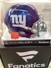 Malik Nabers Autographed NY Giants Riddell Speed Mini Helmet Fanatics certified