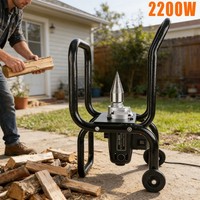 2200W Electric Wooden Kindling Log Splitter Machine Cones Fire Wood Cutter