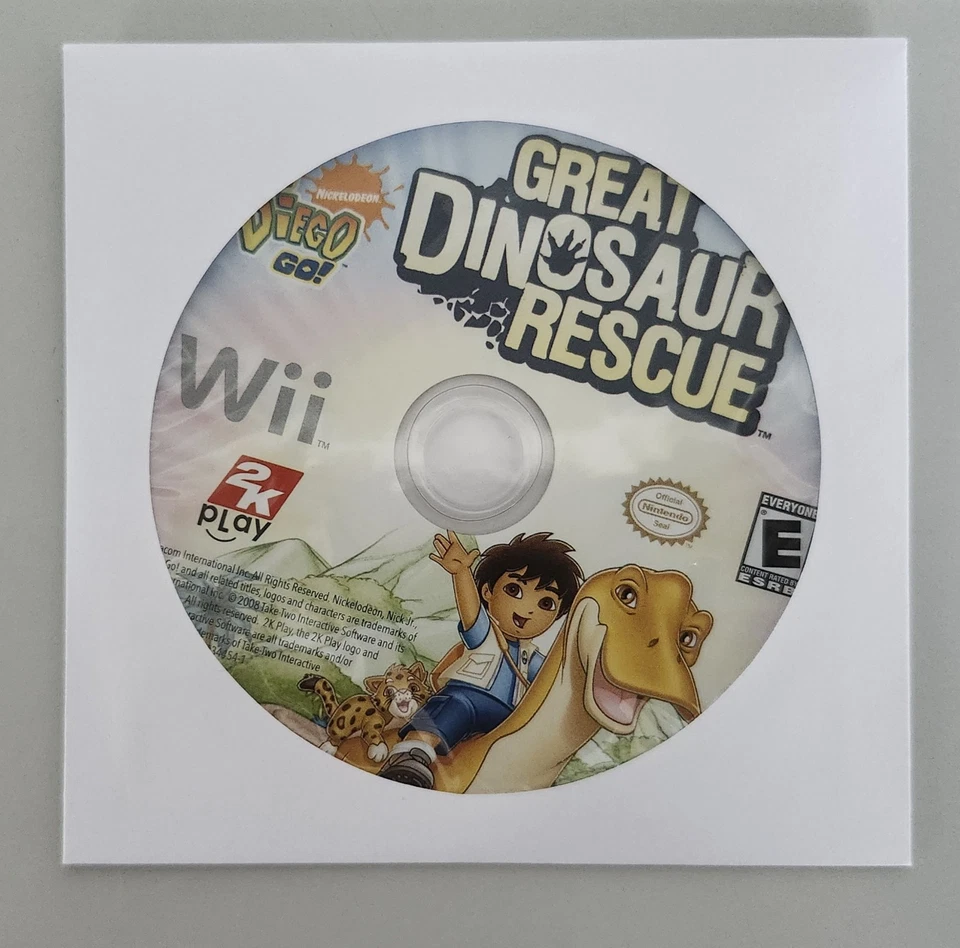 Go Diego Go!: Great Dinosaur Rescue Nintendo Wii Disc Only - Image 2 of 2