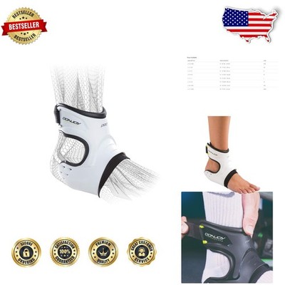 Elite POD Ankle Brace Small White Adjustable Hook & Loop Pro Stability