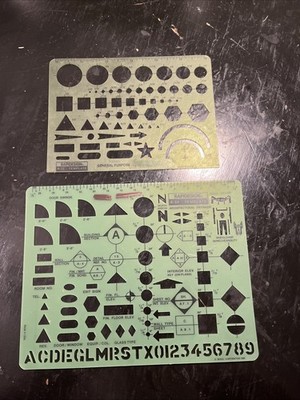 Pickett Staedtler Alvin RapidDesign Drafting Template R-12 R-24 architectural
