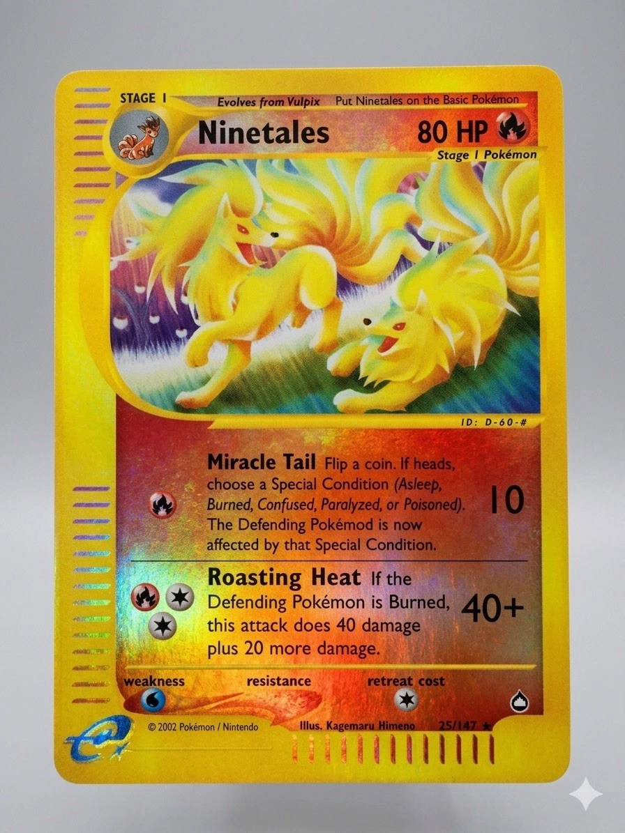 app to scan pokemon cards for value Amazon.com: Ninetales Card main image 0