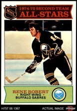 1975 Topps #296 Rene Robert  Second Team All-Stars Sabres 8 - NM/MT