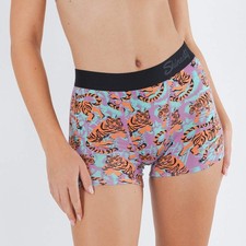 The Go Get 'Em Abstract Tigers Women s Boxers