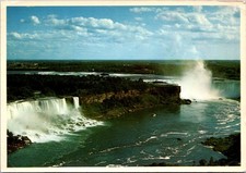 Niagara Falls Ontario Canada Waterfall View Continental Postcard B491