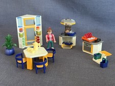 EUC Playmobil 3968 Kitchen for City Modern House 3965 - nearly complete
