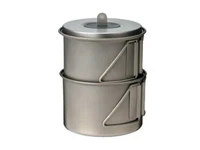 Snow Peak Titanium Mini Solo Combo 2.0 SCS-004TR Ultralight Camping Cookware