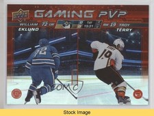 2024 Upper Deck Series 1 Gaming PVP William Eklund Troy Terry #GPVP-11 READ 1ot4
