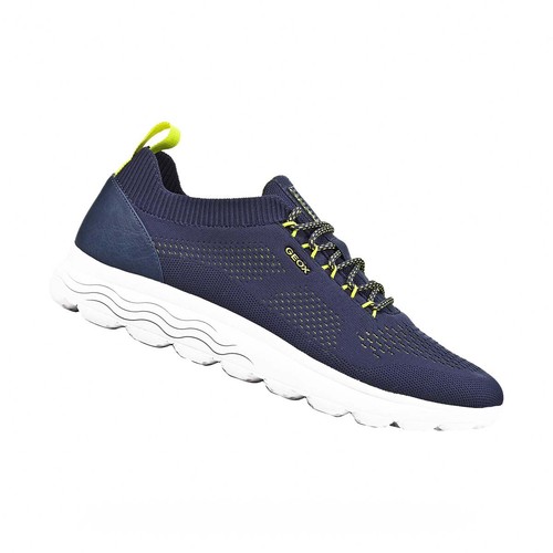 GEOX SPHERICA Sneakers Uomo Traspirante e Ammortizzante Royal/Blu  Fluo/green | eBay