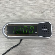 SHARP Digital Alarm Clock Ascending Alarm SPC...