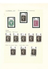 QEII 1970 Philympia SG835, 836, 837 Shades and Flaws Varieties - error 7 pages