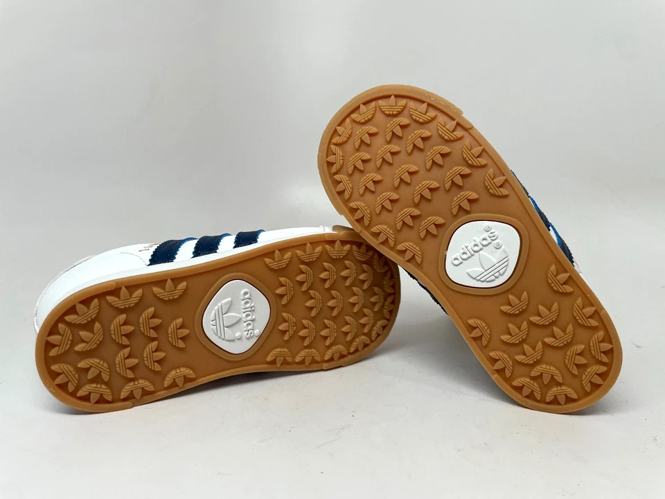 Novo Sapato Infantil Baby Adidas Originals Samoa (FX1453) Preto/Tec Indigo-Goma - Imagem 2 de 4