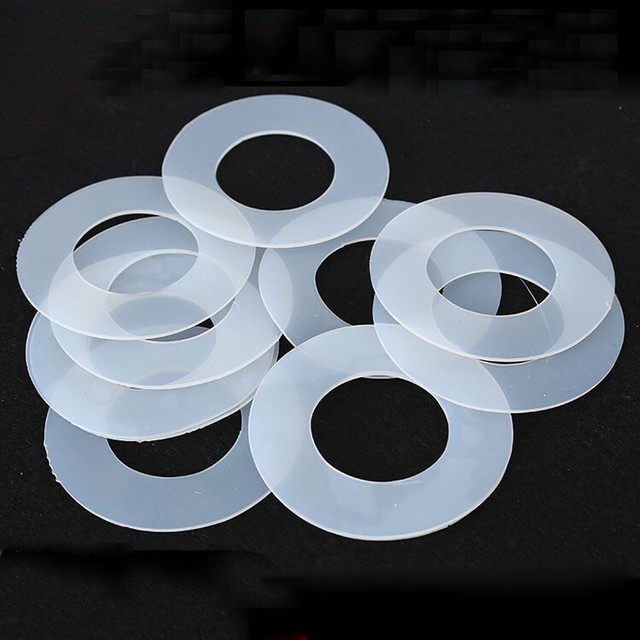 15pcs silicone gasket washer seal flat gaskets silica gel washers M4 M5