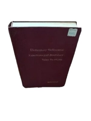 Elementary Differential Equations And Boundary Value Problems 2nd Edition: Boyce