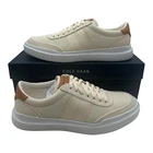 Cole Haan GrandPro Rally Canvas II Sneaker Men's Size 12 Ivory Tan White Shoes