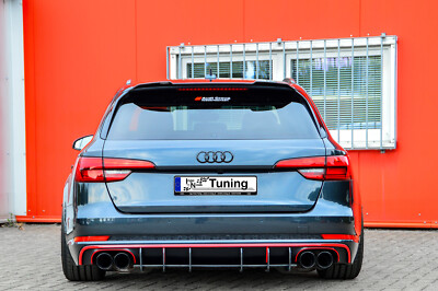 Heckansatz Mit ABE Für Audi A4 B9 (Typ 8W) – ABS-Diffusor