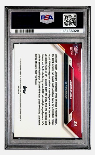 2024 Topps NOW 24 Jayden Daniels ROOKIE (RC) PSA 10 GEM-MT Washington Commanders - Zdjęcie 22 z 24