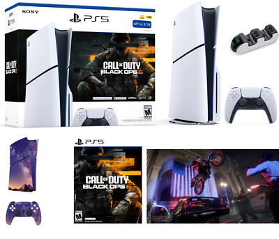 2024 Sony PlayStation 5 Disc Edition Enhanced To 3TB PS5 Console Holiday Bundle