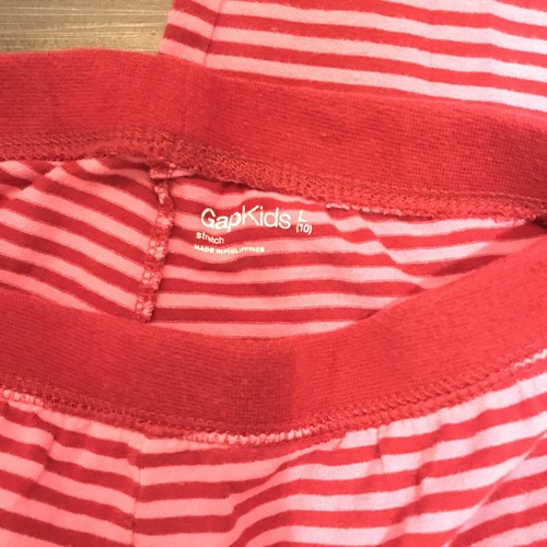 GAP Kids 2Pc Set Heart Hoodie Tunic/Pink Stripe Leggings L (10)❤️ - Picture 6 of 8