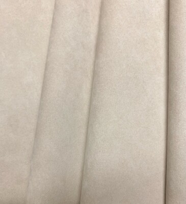 ULTRASUEDE  NATURAL ZMB5 SOFT MICROFIBER UPHOLSTERY AUTO RV FABRIC BY YARD 62''W