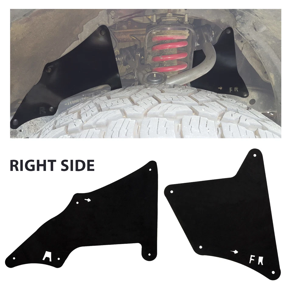 Set of 4 Splash Guard for Toyota 4Runner Lexus GX 470 2003-2022 Fender Liner Foto 3 de 4