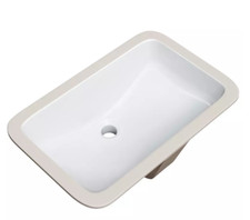 Ferguson PROFLO Norris 21" Undermount Rectangular Vitreous China Sink PF1812UWH