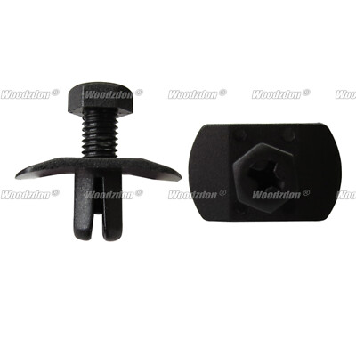20 Pcs Push Type Retainer Nylon Clip Fastener Rivet A 14727 For Isuzu 8942211500